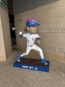 Lifesize Bobby Witt Jr. bobblehead
