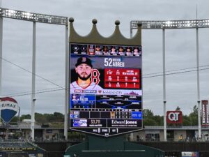 Kauffman Stadium scoreboard