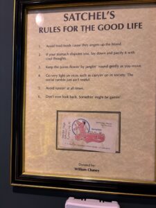 Satchel Paige exhibit