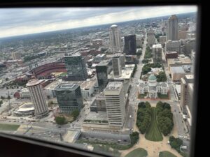 View from the Gateway Arch