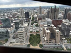 View from the Gateway Arch