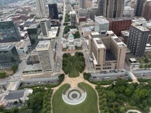 View from the Gateway Arch