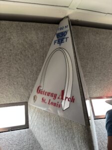 Atop the Gateway Arch