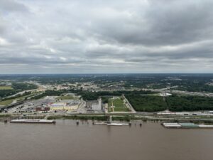 View from the Gateway Arch